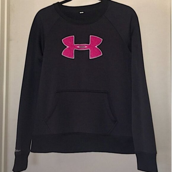 Under Armor Crew Neck Logo Pullover Sweatshirt - Picture 7 of 7
